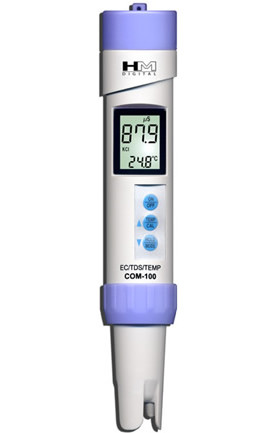 COM-100 HM Digital Waterproof EC/TDS/TEMP Meter
