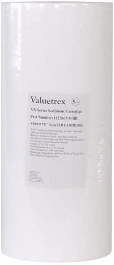 IPW Industries Inc. - Valuetrex - VX Series - 10" x 4.5" Poly Spun Filter - Sediment Cartridge VX25 25 Micron Filter
