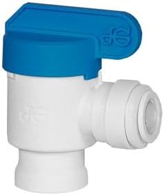 JOHN GUEST RO Tank Valve 1/4" x 1/4" Quick-Connect Fitting Reverse Osmosis Food Grade