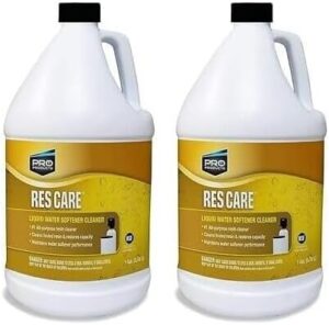 Res Care Water Softener Cleaning Solution. Quantity 2 Bottles = Res Care 1 Gallon