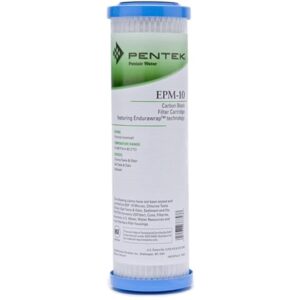 Pentek EPM-10 Carbon Block Filter Cartridge, 9-3/4-Inch x 2-7/8-Inch, 10 Microns