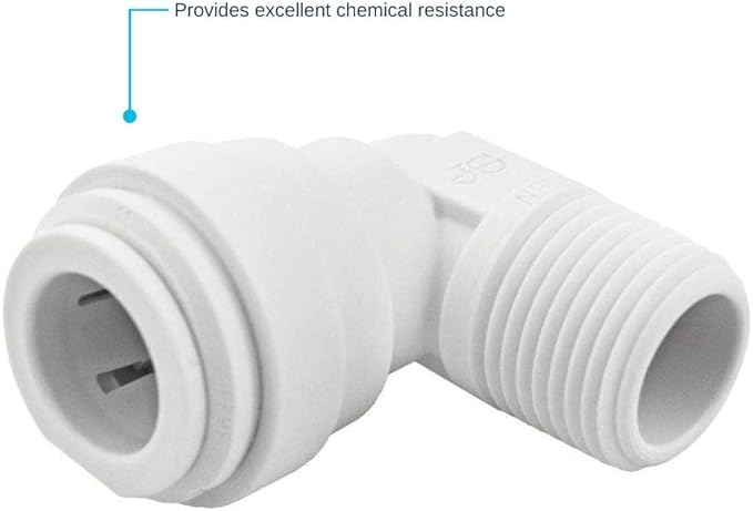 John Guest Speedfit NPTF Elbow Adapter Plumbing Fitting, 1/4 x 1/8 Inch - Image 4