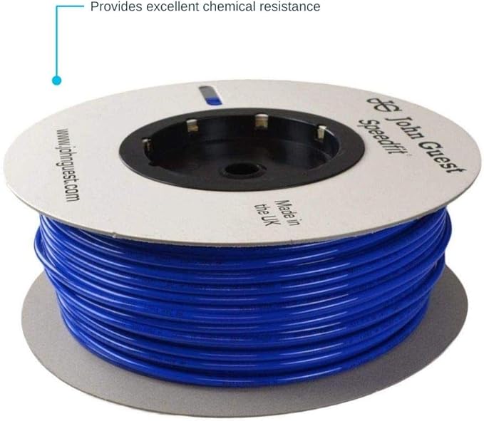 John Guest 3/8 Inch x 25 Feet LLDPE Tubing, Flexible Water Tubing for Plumbing, Blue, PE-12-EI-025F-B - Image 4