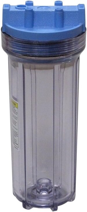 Pentek 158214 10 Slim Line Water Filter Housing 1/2 Clear Sump w/ PR