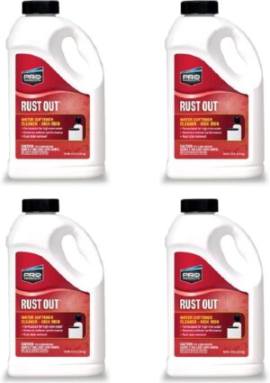Pro Products Rust Out RO05B Water Softener Cleaner and Iron Remover, 4.75 lb. Bottle, 4 Pack