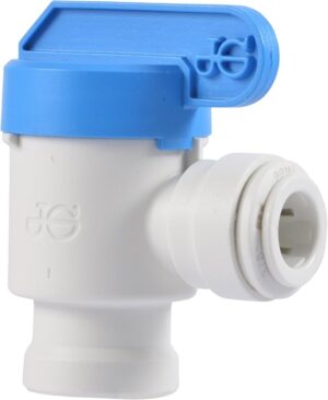 Speed Fit PPSV501222WP 3/8-Inch by 1/4-Inch NPFT Female Elbow Shut Off Valve (White)