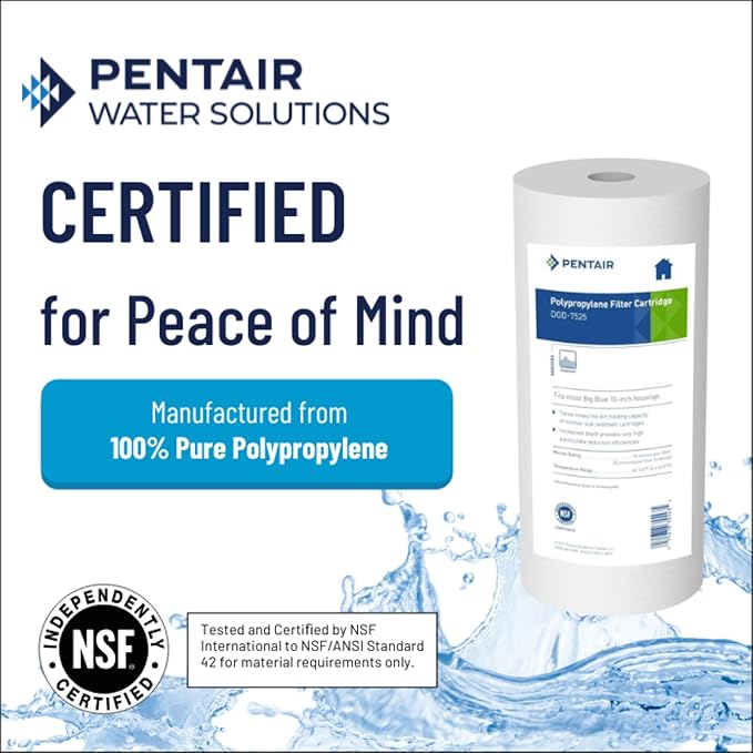 Pentek DGD-7525 Spun Polypropylene Filter Cartridge, 10-Inch x 4-1/2-Inch - Image 3