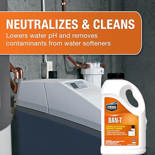 Pro Ban T is a Water Softener Tannin and Iron Removal Cleaner that is Specially Formulated to Effectively Lower pH and Remove Tannin and Iron from Fouled Water Softeners - Image 3