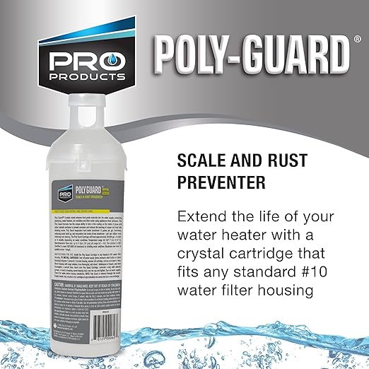 Pro Products Poly Guard GP10C Whole House Water Filter Replacement Cartridge, Scale & Rust Preventer, 1.5 Pounds, 1 Count, Treats Up to 30,000 Gallons, 6 Month Supply - Image 2