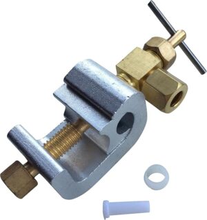 Finest-Filters Reverse Osmosis Self Piercing Saddle Valve Clamp Connection Connects to Copper Pipe